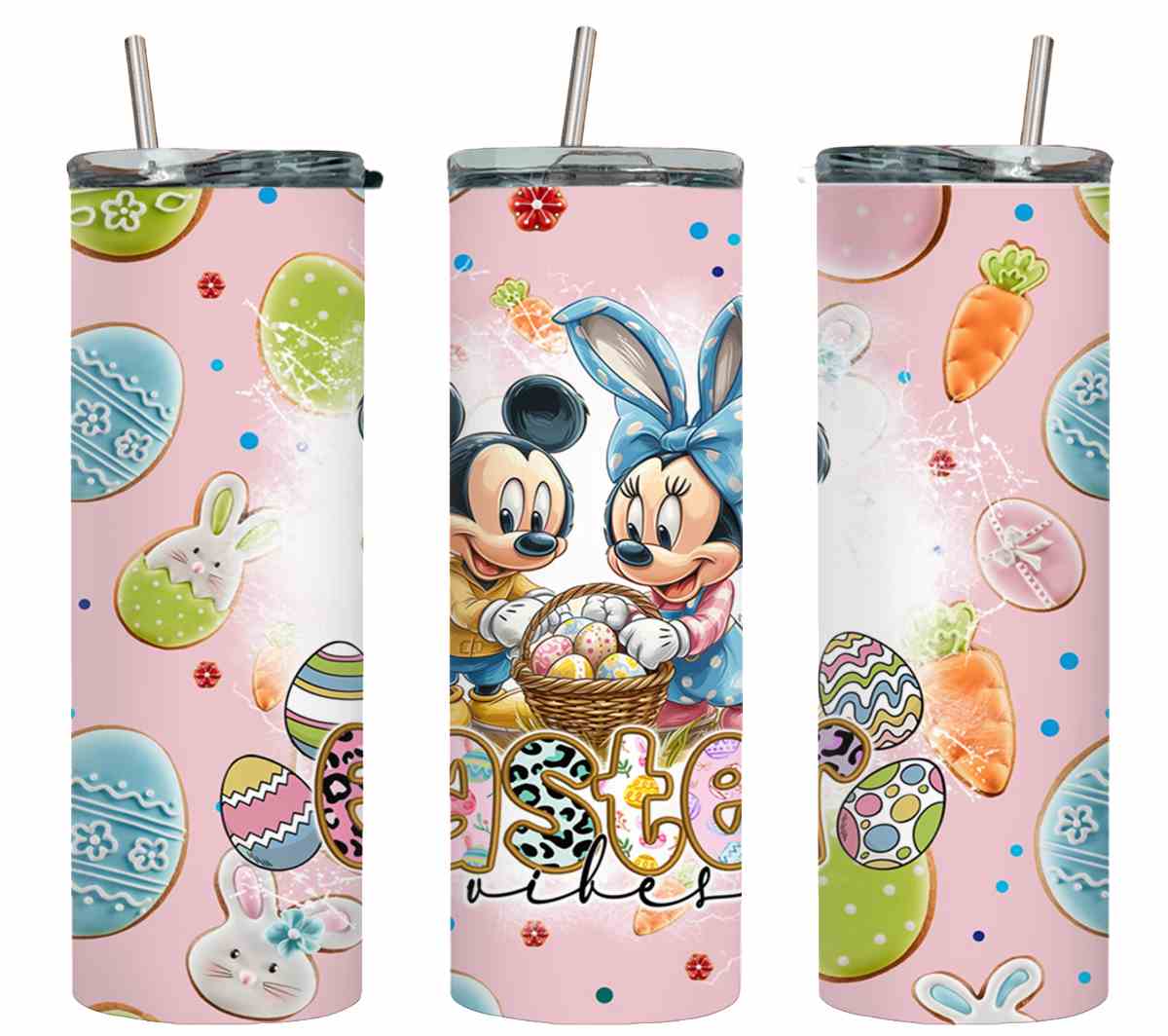 Happy Easter Mickey and Minnie-8968